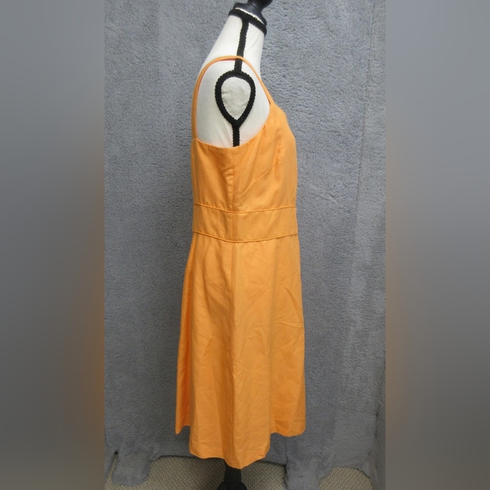 Bright Orange Sleeveless Sundress - Picture 4 of 5